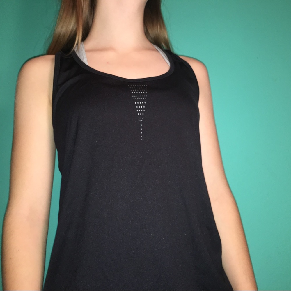 Black champion athletic tank top